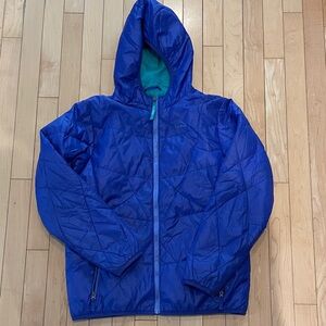 L.L. Bean Teal and Blue Quilted Jacket
